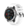 Pasek i akcesoria do zegarków FIXED Silicone Strap do Garmin Fenix QuickFit white (22mm) FIXSST-QF22MM-WH